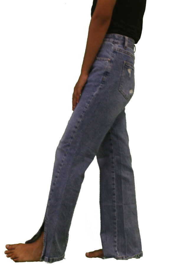 Cut Flared Jeans - Image 3