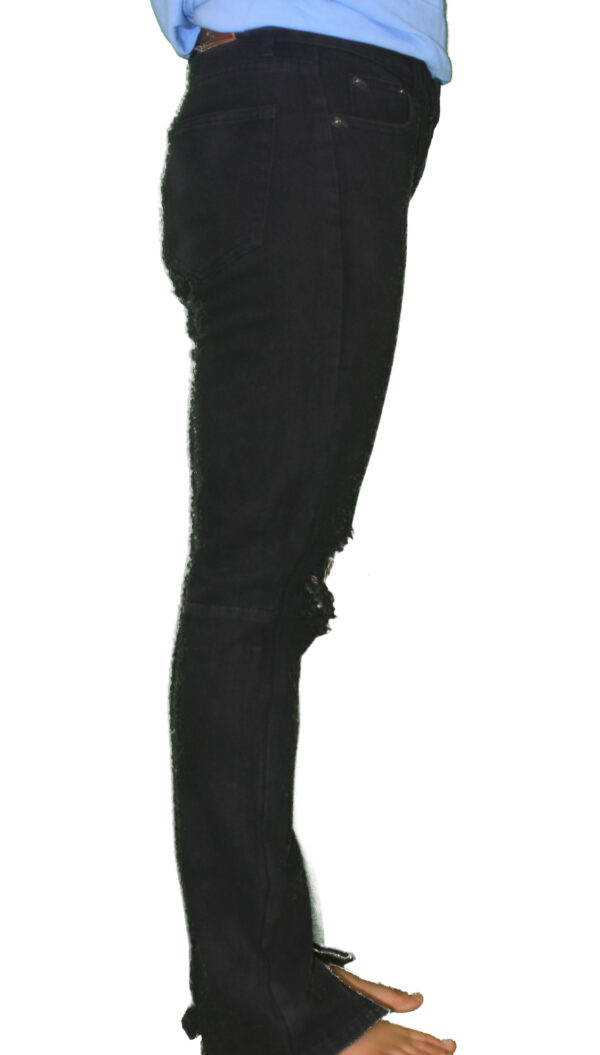 Ripped Black Jeans - Image 2