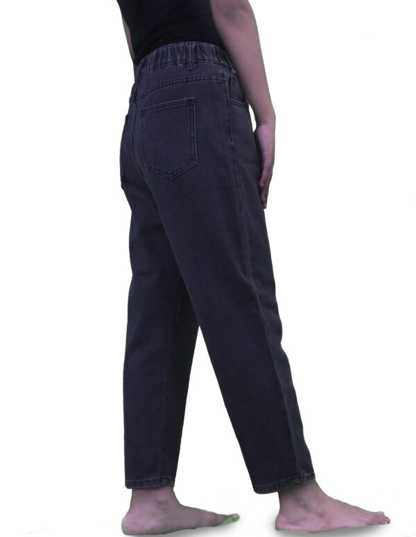 Black High-Waist Jeans - Image 2