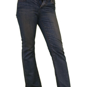 Dark Shade High-Waist Flared Jeans