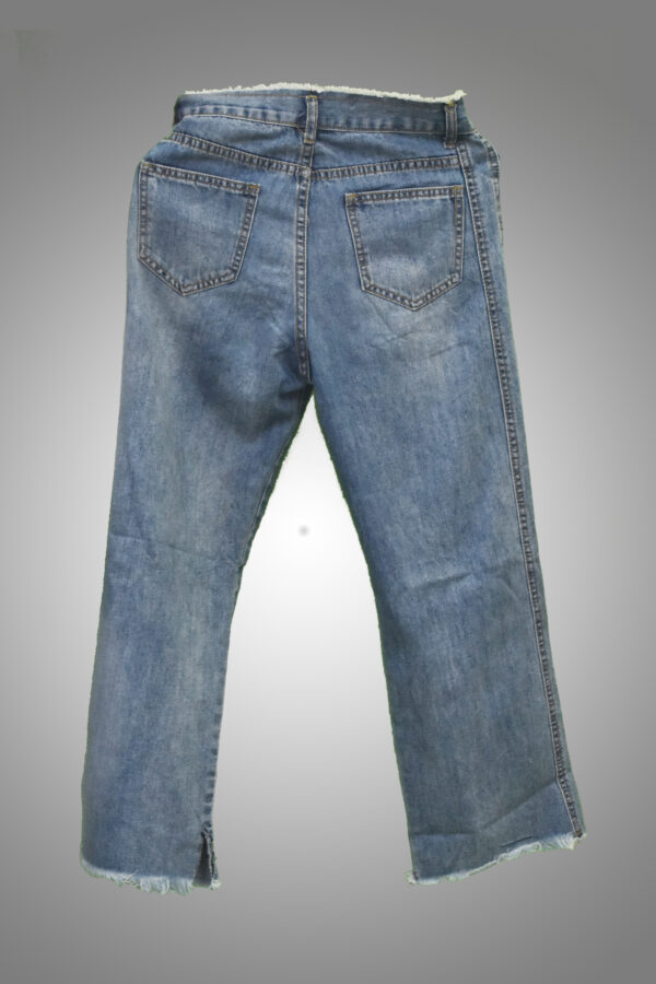 Rough Top & Bottom Flared Jeans