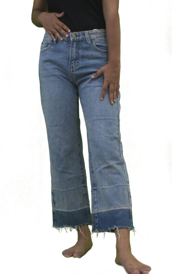 Double Shaded Flared Jeans