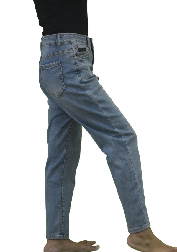 Light Blue Boyfriend Jeans - Image 4
