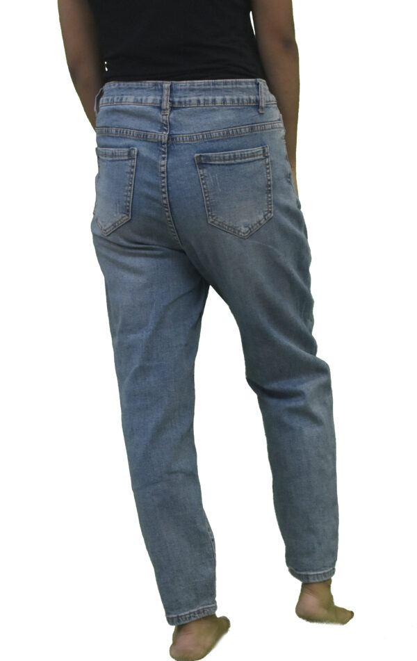 Light Blue Boyfriend Jeans - Image 3