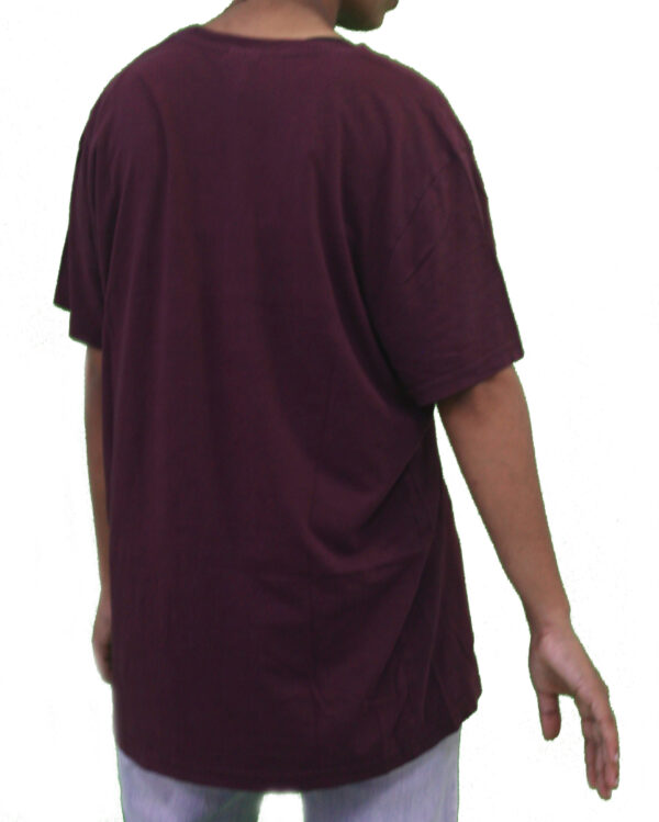 Burgundy Oversized T-Shirt - Image 2
