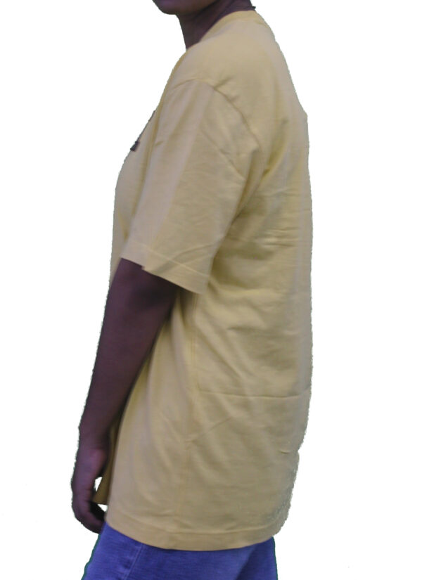 Yellow Oversized Graphic T-Shirt - "Denim Therapy" - Image 3