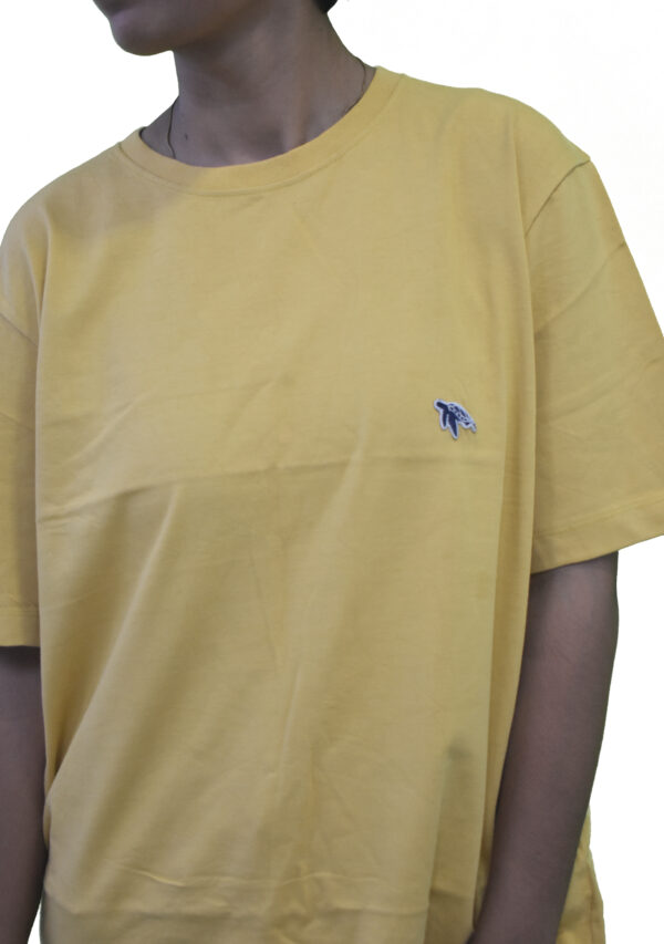 mustard yellow oversized t-shirt